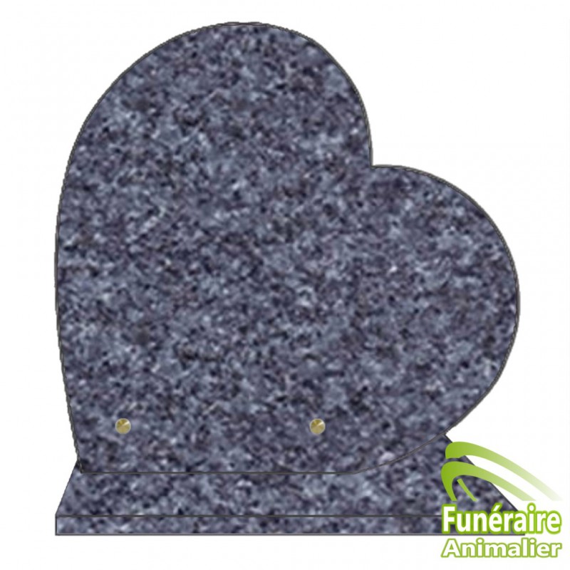 PLAQUE FUNÉRAIRE COEUR SUR SOCLE POUR ANIMAUX LANHELIN PLAQUE FUNÉRAIRE COEUR SUR SOCLE POUR ANIMAUX LANHELIN