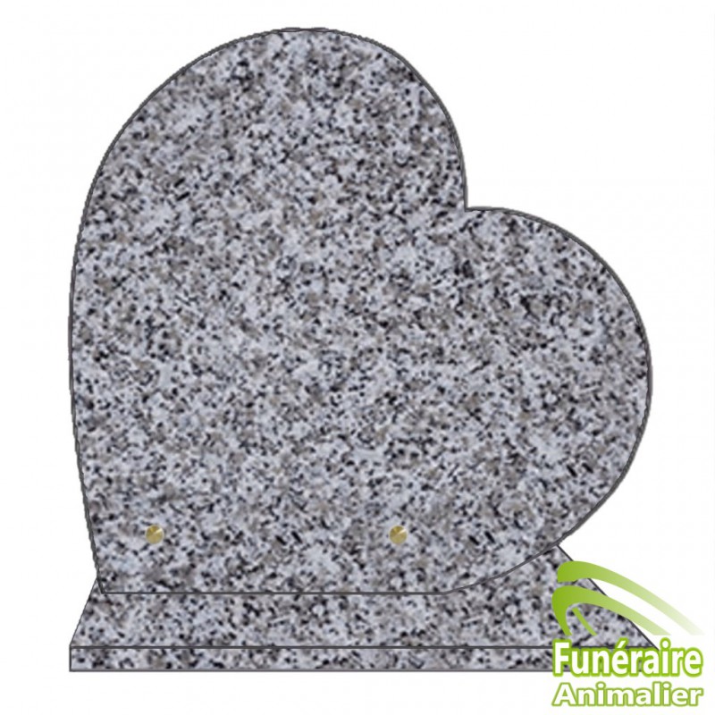PLAQUE FUNÉRAIRE COEUR SUR SOCLE POUR ANIMAUX TARN PLAQUE FUNÉRAIRE COEUR SUR SOCLE POUR ANIMAUX TARN