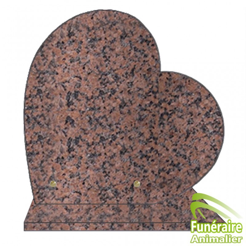 PLAQUE FUNÉRAIRE COEUR SUR SOCLE POUR ANIMAUX ROSE CLARTE PLAQUE FUNÉRAIRE COEUR SUR SOCLE POUR ANIMAUX ROSE CLARTE