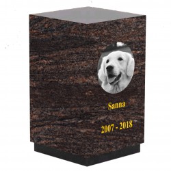 URNE GRANIT HIMALAYA BLUE POUR CHIEN OU CHAT PERSONNALISABLE