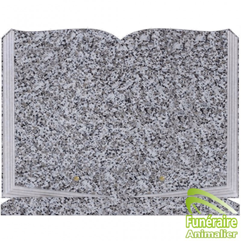PLAQUE FUNÉRAIRE GRANIT LIVRE OUVERT SUR SOCLE POUR ANIMAUX TARN PLAQUE FUNÉRAIRE GRANIT LIVRE OUVERT SUR SOCLE POUR ANIMAUX TARN