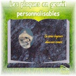 plaques funeraires granit personnalisables pour animaux