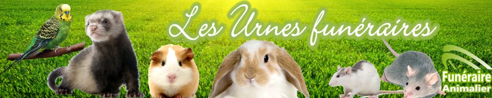 URNES FUNÉRAIRES POUR ANIMAUX Furets, rats, souris, lapins, cochon d'Inde, oiseaux...